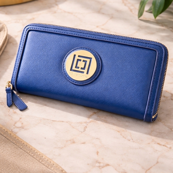 Liz Claiborne Handbags - Liz Claiborne Royal Blue Wallet with Logo